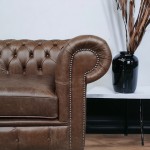 Vintage Leather Classic 4 Seater Sofa